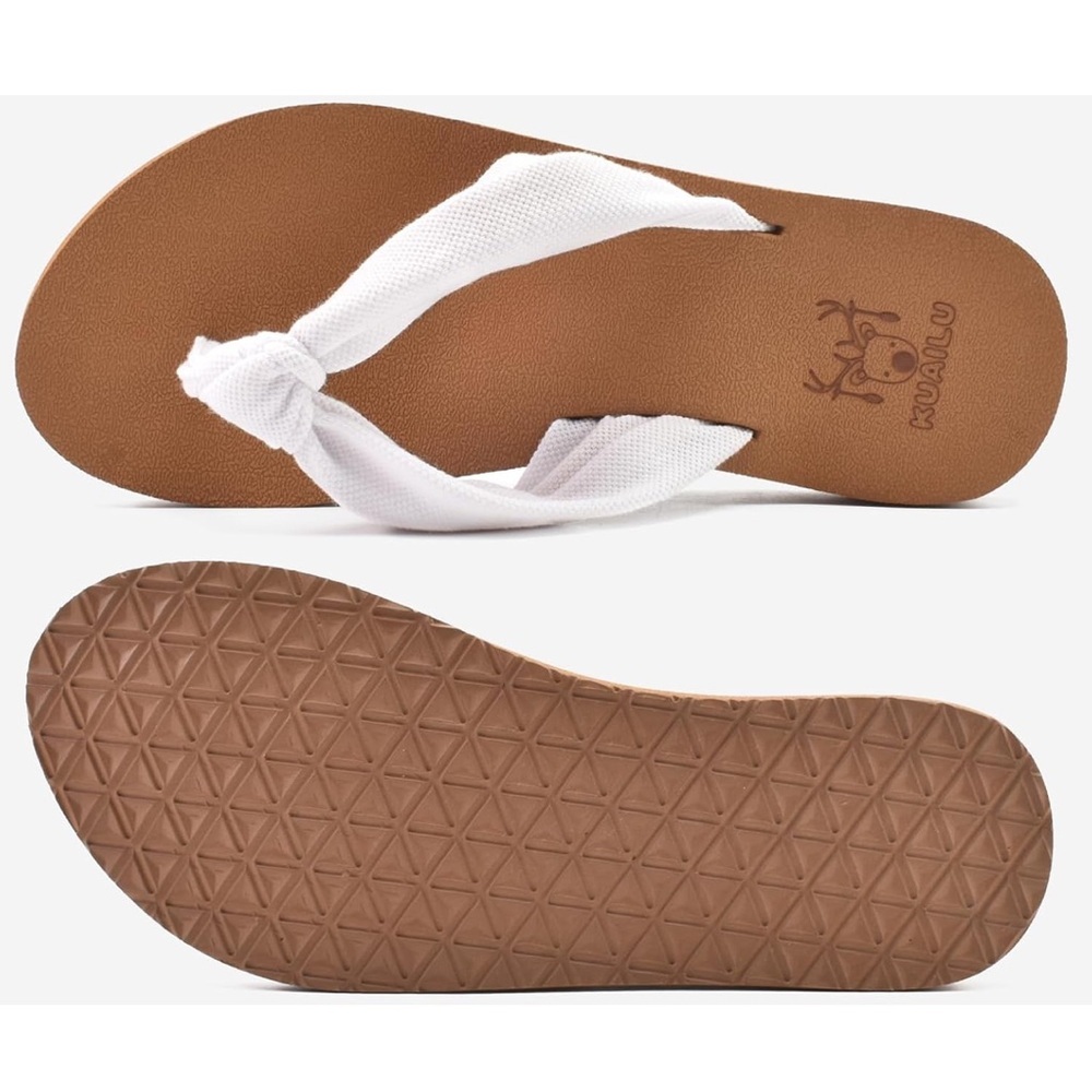 Flip Flops for Women with Arch Support Yoga Mat Comfort Summer Beach Sandals 9.5 - Picture 7 of 7